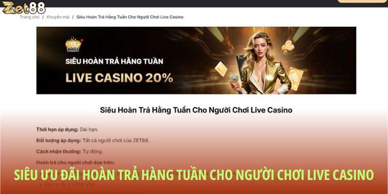 Khuyến mãi Zet88